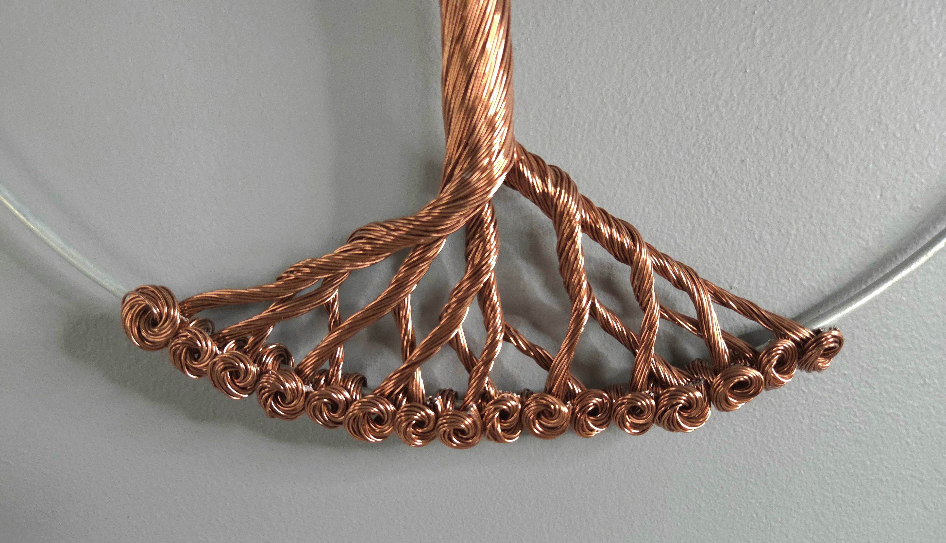 Decorative wall art of a tree on a plain background